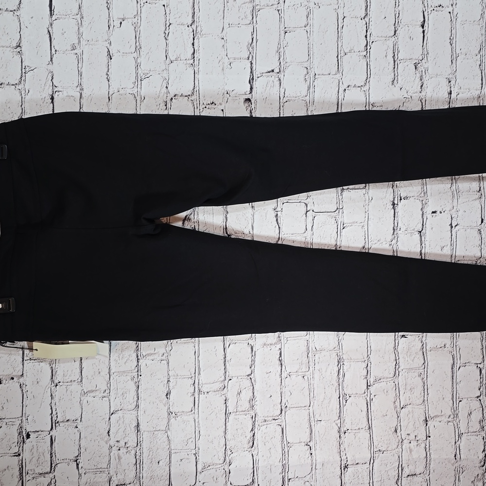 ABS Allen Schwartz Women's Sleek Faux Suede Black Skinny Pants Size 29 NWT - Picture 7 of 10